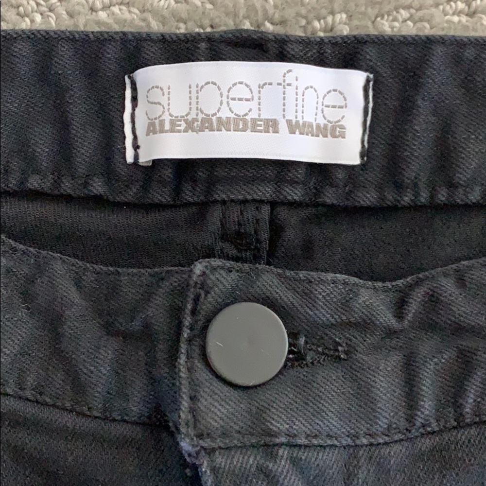 Superfine x Alexander Wang Side Zip Jeans - Picture 2 of 10